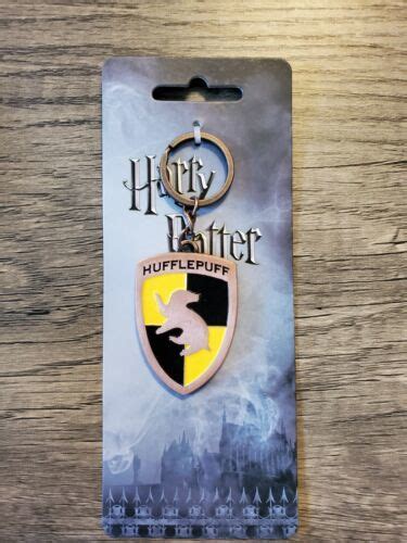 harry potter house metal keychain hufflepuff by bioworld|Hufflepuff .